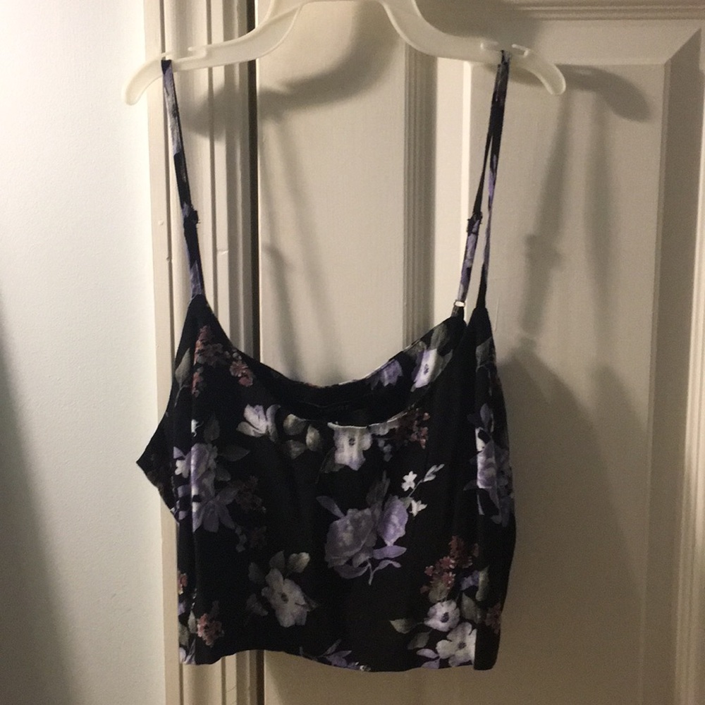 Forever 21 Woven Crop Top